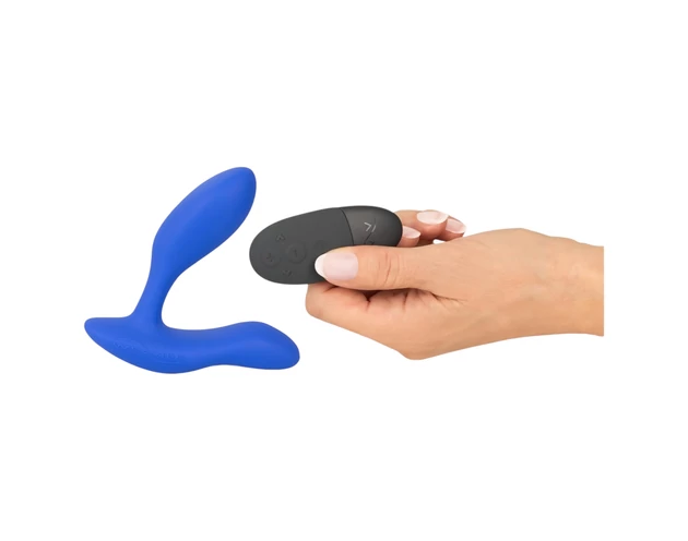 We-Vibe Vector+ - akkus, okos anál vibrátor (kék)
