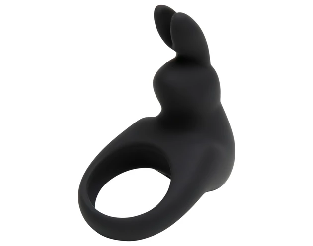 Happyrabbit Cock - akkus vibrációs péniszgyűrű (fekete)