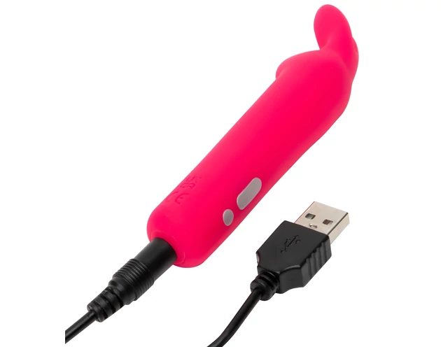 Happyrabbit Bullet - akkus, nyuszis rúdvibrátor (pink)