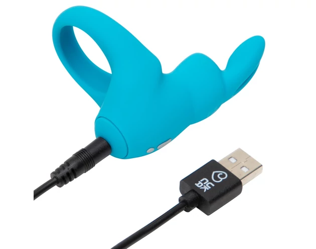 Happyrabbit Cock - akkus vibrációs péniszgyűrű (kék)