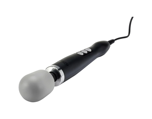 Doxy Wand Original - hálózati masszírozó vibrátor (fekete)