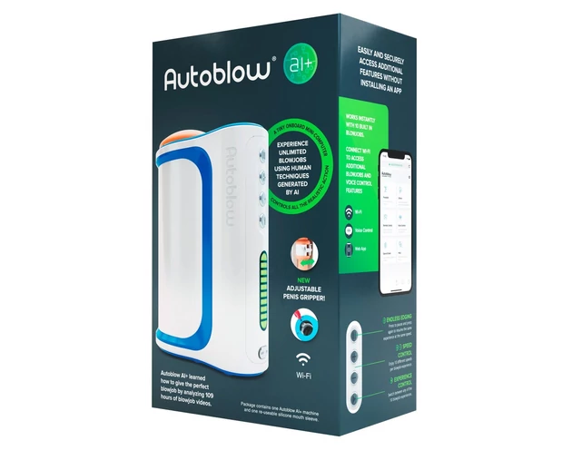 Autoblow AI+ - száj maszturbátor mesterséges intelligenciával (fehér)
