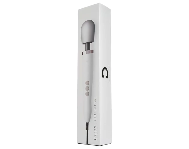 Doxy Wand Original - hálózati masszírozó vibrátor (fehér)