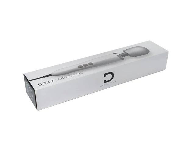 Doxy Wand Original - hálózati masszírozó vibrátor (fehér)