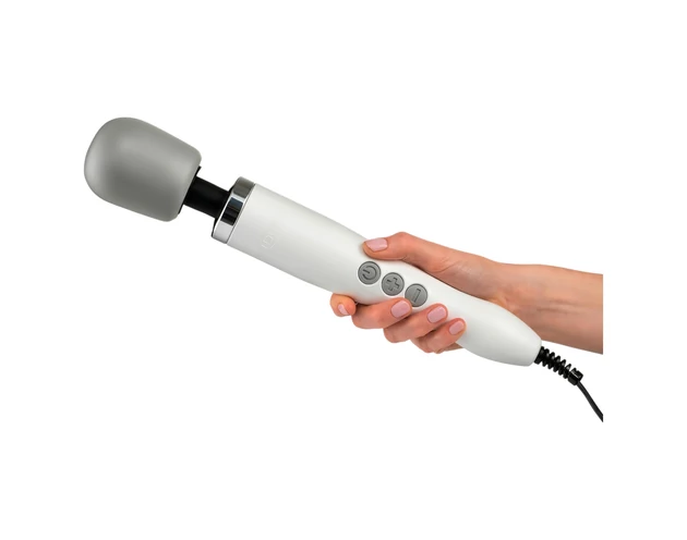Doxy Wand Original - hálózati masszírozó vibrátor (fehér)