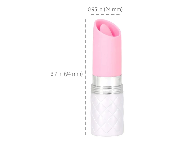 Pillow Talk Lusty - akkus, nyelves rúdvibrátor (pink)