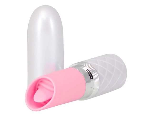 Pillow Talk Lusty - akkus, nyelves rúdvibrátor (pink)