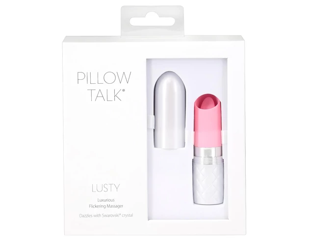Pillow Talk Lusty - akkus, nyelves rúdvibrátor (pink)