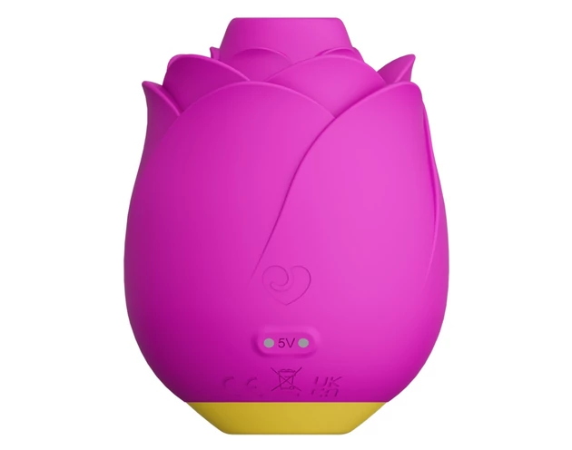 ROMP Rose - léghullámos rózsa vibrátor (pink)