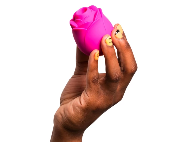 ROMP Rose - léghullámos rózsa vibrátor (pink)