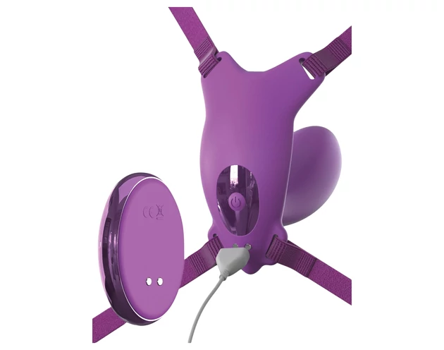 Fantasy For Her - hordható, beépített G-pont vibrátor (lila)