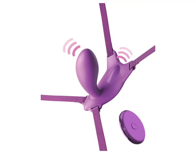 Fantasy For Her - hordható, beépített G-pont vibrátor (lila)