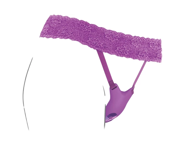 Fantasy For Her - hordható, beépített G-pont vibrátor (lila)