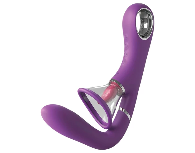 Fantasy For Her - 4 motoros G-pont és csikló vibrátor (lila)