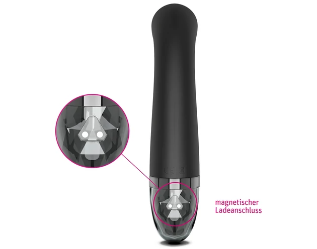 mystim Right on Ron E-Stim - elektro G-pont vibrátor (fekete)