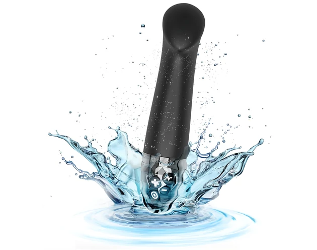 mystim Right on Ron E-Stim - elektro G-pont vibrátor (fekete)