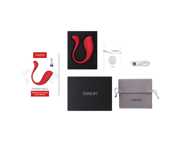 Svakom Phoenix Neo 2 - okos vibrációs tojás (piros)