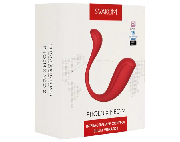 Svakom Phoenix Neo 2 - okos vibrációs tojás (piros)