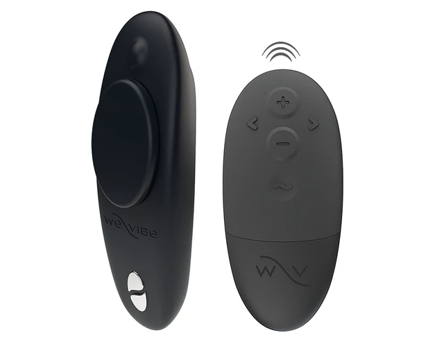 We-Vibe Moxie+ - rádiós, okos csikló vibrátor (fekete)