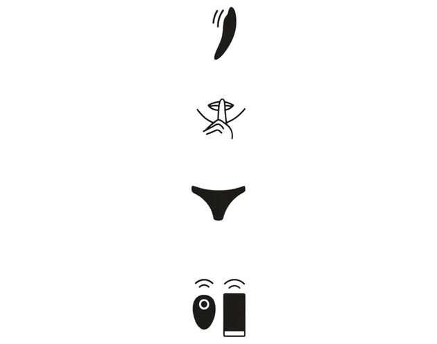 We-Vibe Moxie+ - rádiós, okos csikló vibrátor (türkiz)