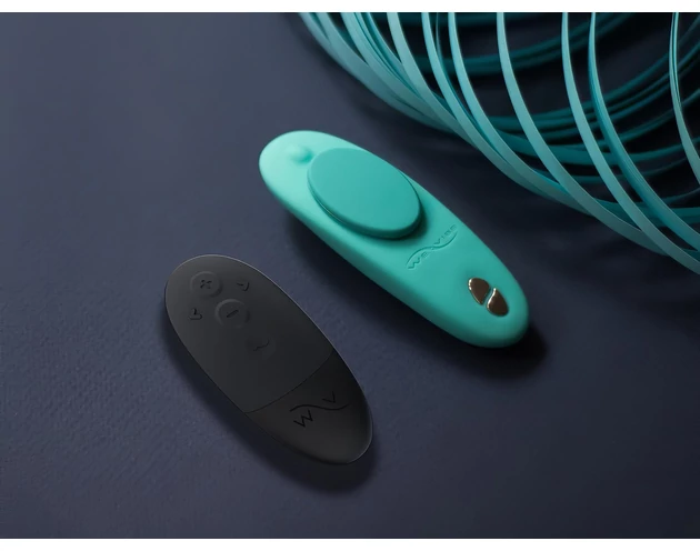 We-Vibe Moxie+ - rádiós, okos csikló vibrátor (türkiz)