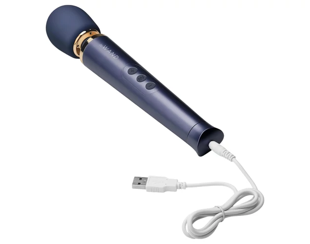 Le Wand Petite - exkluzív, akkus masszírozó vibrátor (kék)