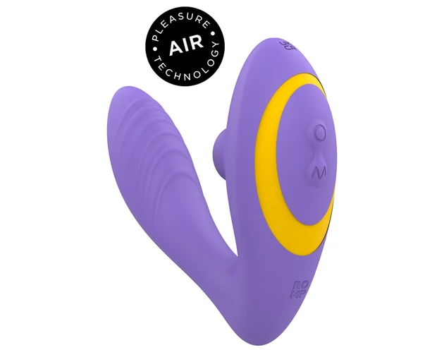 ROMP Reverb - léghullámos 2in1 G-pont vibrátor (lila)