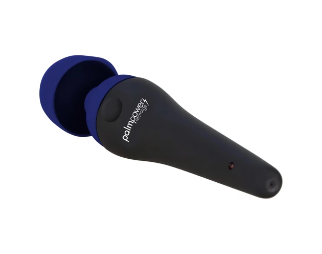 PalmPower recharge - akkus masszírozó vibrátor (kék)