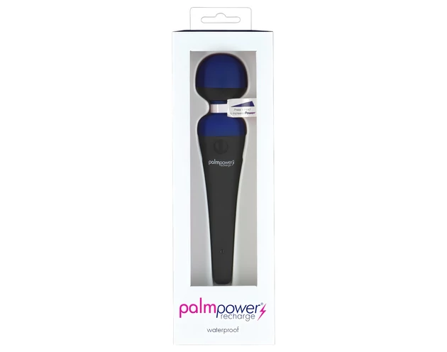 PalmPower recharge - akkus masszírozó vibrátor (kék)