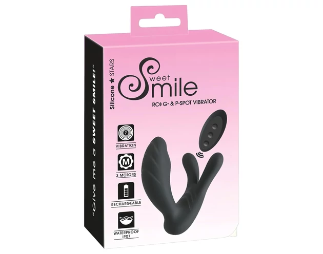 Smile RC G- & P-pont vibrátor (fekete)