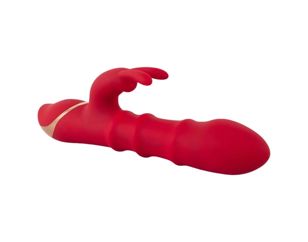 You2Toys Rabbit - mozgó gyűrűs vibrátor (piros)