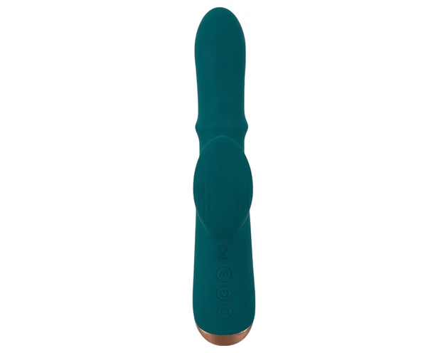 You2Toys Thumping Rabbit - gyűrűs vibrátor (türkiz)