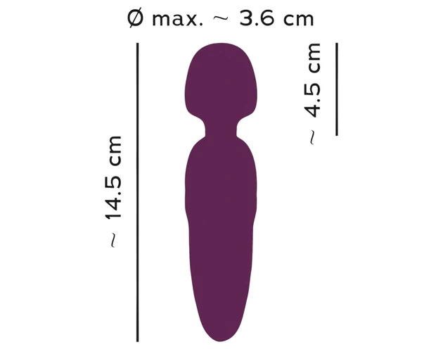 You2Toys Petite - akkus masszírozó vibrátor (piros)