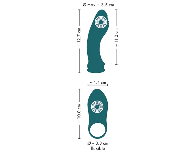 Couples Choice - 3in1 variálható vibrátor (türkiz)