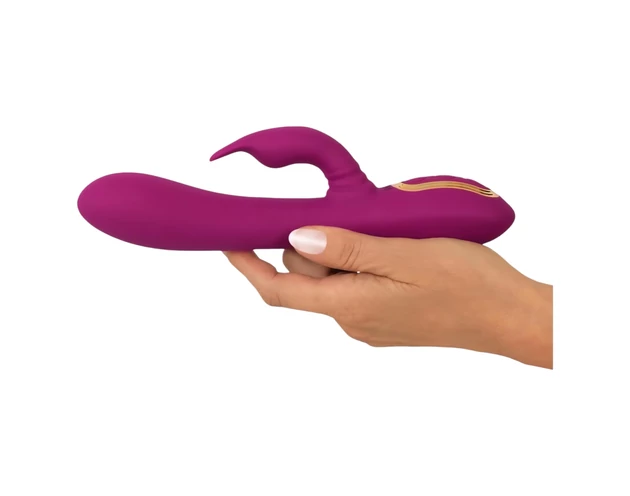 Javida - 3in1 gyöngyös-forgó vibrátor (lila)
