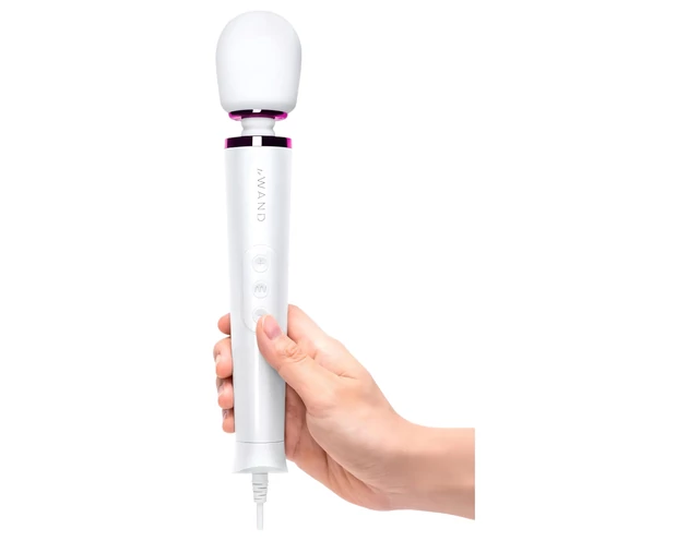 Le Wand Petite Plug-In - hálózati masszírozó vibrátor (fehér)