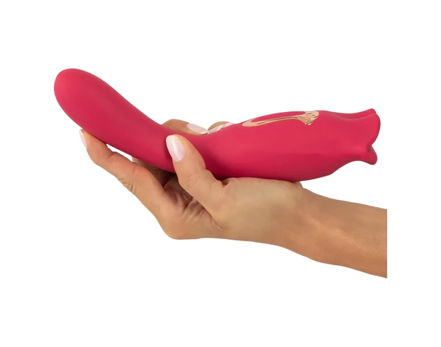 You2Toys - 2in1 nyelves vibrátor (pink)
