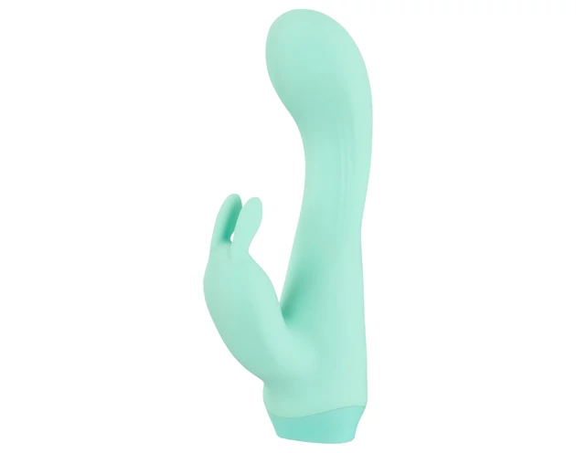 Cuties Mini 4 - akkus, vízálló, nyuszis vibrátor (zöld)