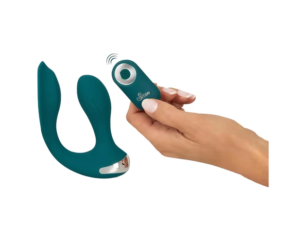 Couples Choice Hands-free - felhelyezhető vibrátor (türkiz)