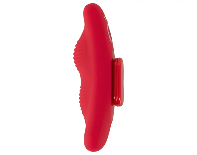 Smile - akkus, rádiós bugyi vibrátor (piros)