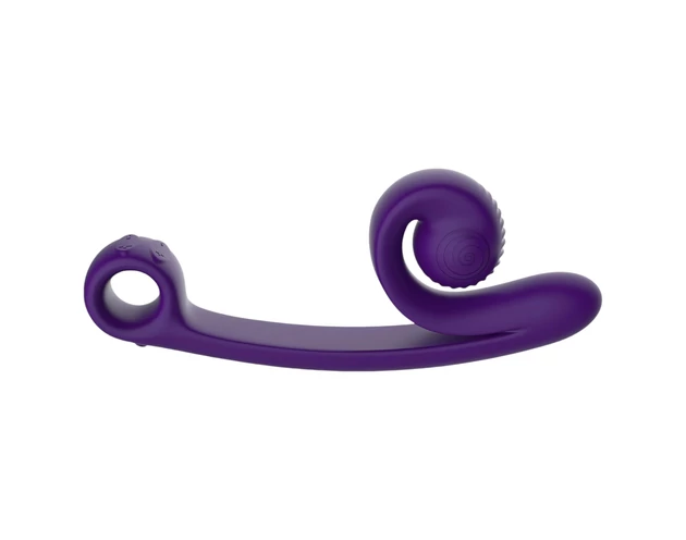 Snail Vibe Curve - 2in1 csiklóizgató vibrátor (lila)