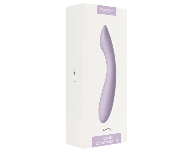 Svakom Amy 2 - akkus, vízálló G-pont vibrátor (lila)