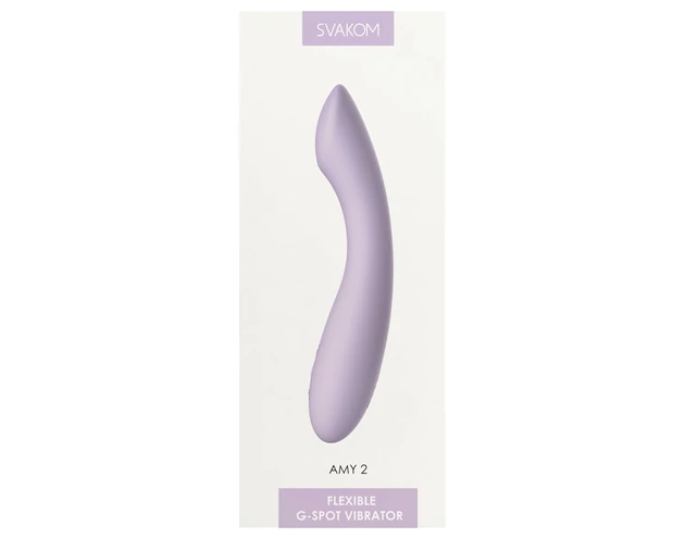 Svakom Amy 2 - akkus, vízálló G-pont vibrátor (lila)