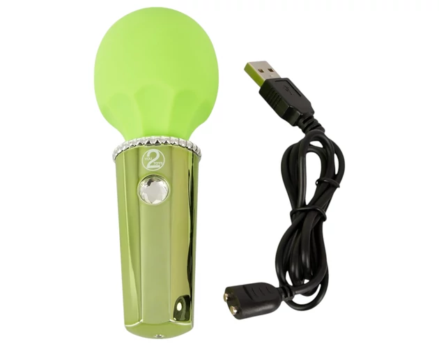 You2Toys Mini Wand - akkus masszírozó vibrátor (zöld)