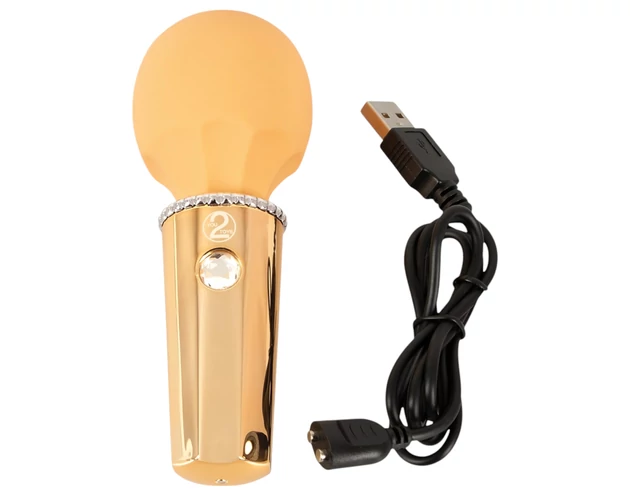You2Toys Mini Wand - akkus masszírozó vibrátor (sárga)