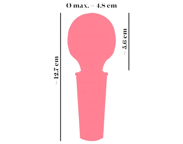 You2Toys Mini Wand - akkus masszírozó vibrátor (pink)