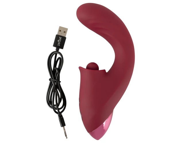 Javida - 3in1 nyelves vibrátor (piros)