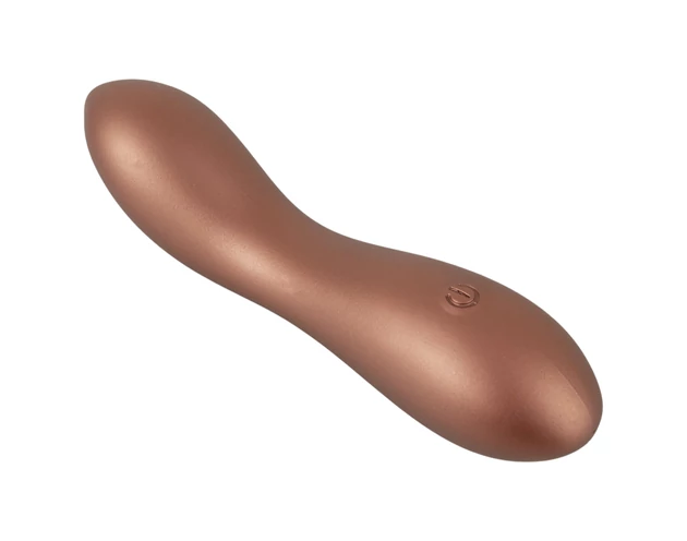 Smile - flexibilis mini G-pont vibrátor (bronz)
