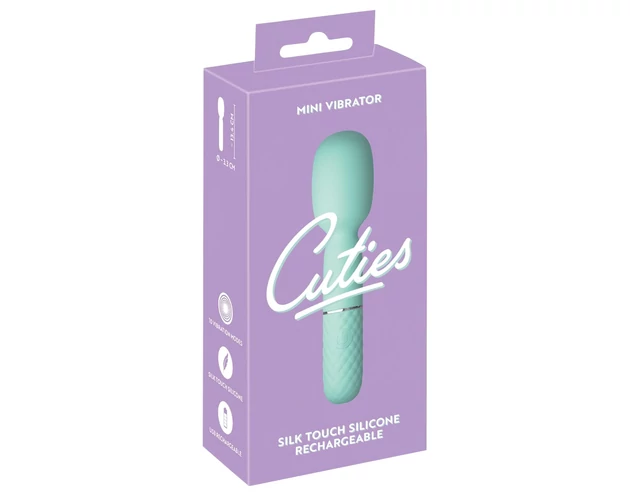Cuties - mini masszírozó vibrátor (menta)