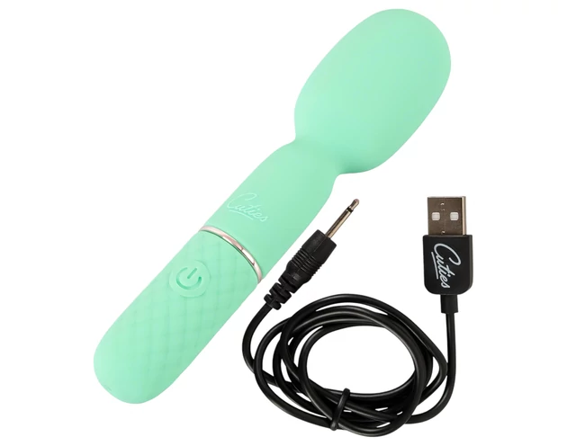 Cuties - mini masszírozó vibrátor (menta)